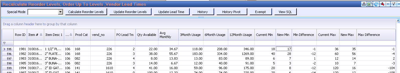 The ABC class generator screen in Pulse Dashboard